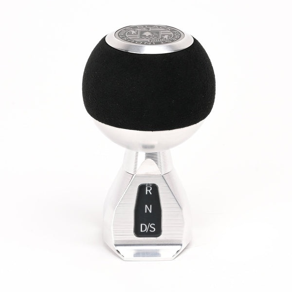 BFI GS2 Heavy Weight Shift Knob, Auto / DSG for Volkswagen Golf MK8 & Atlas Mk1 (2019–2026) - Black Alcantara / Machined Finish