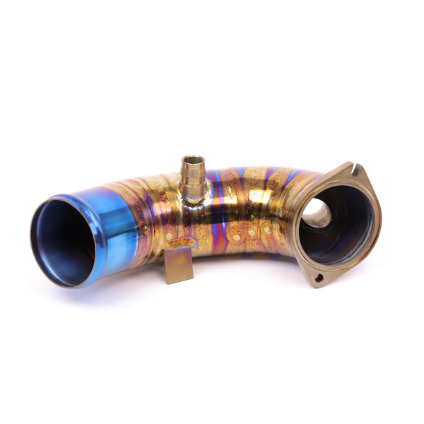 Titanium Turbo Inlet Pipe Upgrade — Audi S4 (B9) / S5 (B9) / SQ5 (B9) / A6 (C8) / A7 (C8) 3.0T (2018–2019)