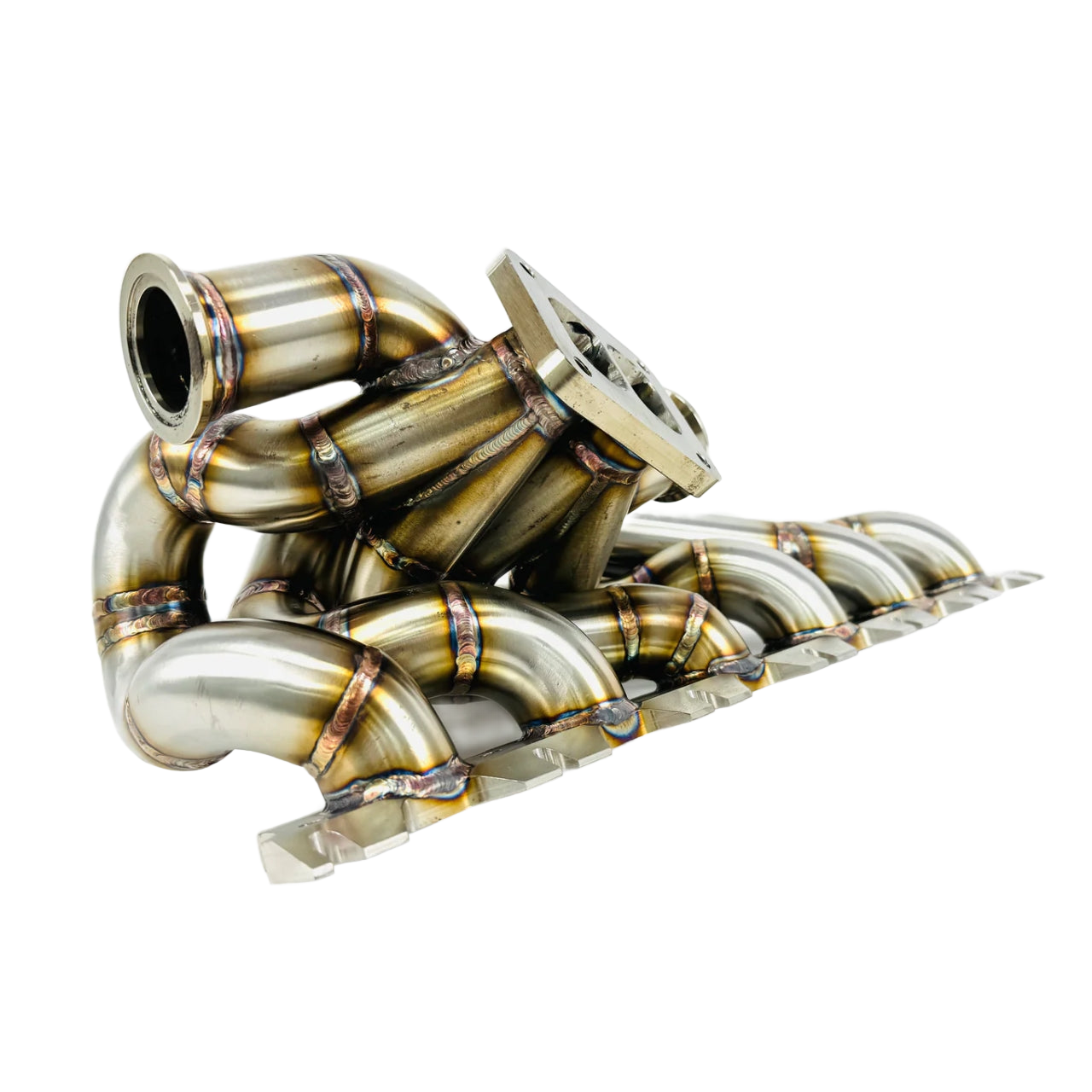 304 Stainless Steel T4 Twin-Scroll Turbo Manifold & 3.5-Inch Downpipe Kit — BMW B58 F-Series & G-Series (2016–2019)
