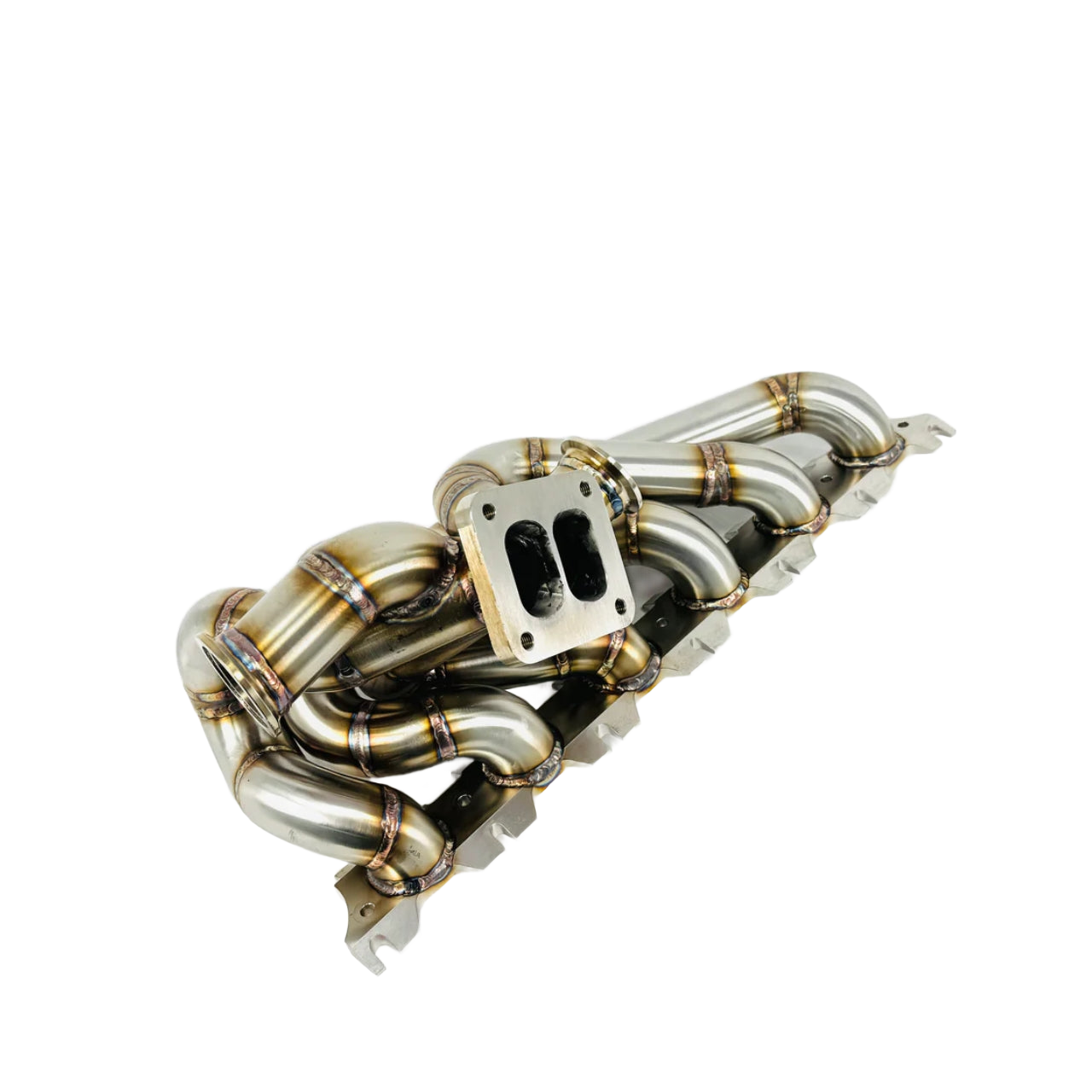 304 Stainless Steel T4 Twin-Scroll Turbo Manifold — BMW B58 F-Series & G-Series (2016–2019)