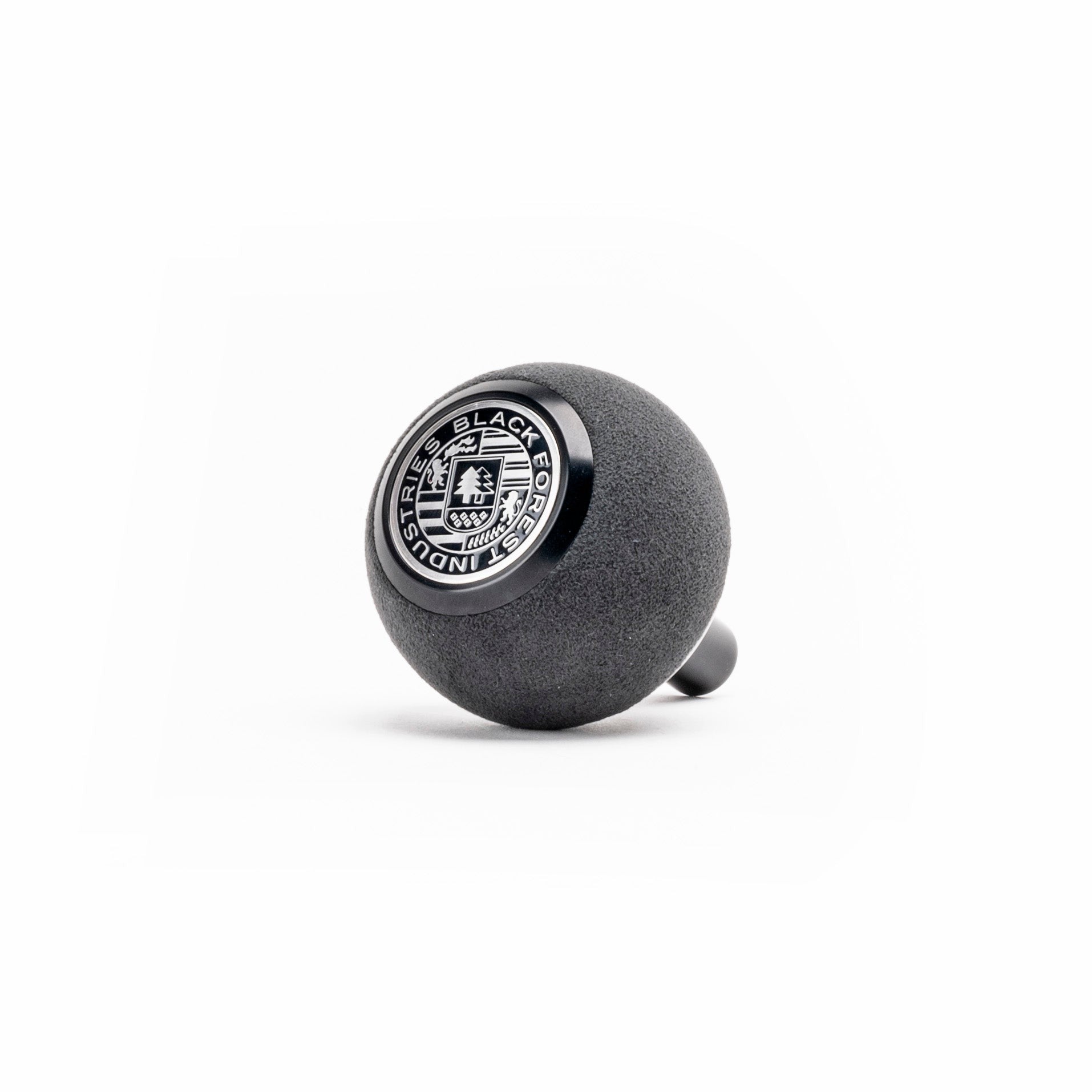 BFI GS2 Heavy Weight Shift Knob for Audi R8 42 / 4S (2006–2024) - Charcoal Alcantara / Black Anodized / V1