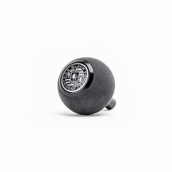 BFI GS2 Heavy Weight Shift Knob for Audi R8 42 / 4S (2006–2024) - Charcoal Alcantara / Black Anodized / V1