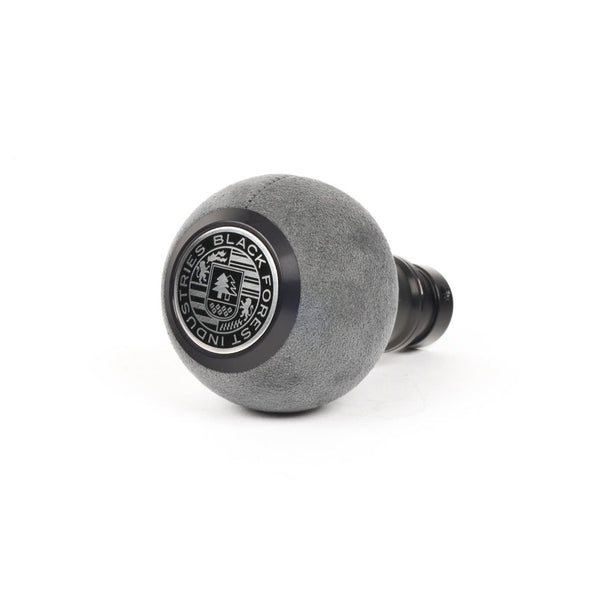 BFI GS2 Heavy Weight Shift Knob, Threaded - Gray Alcantara / Black Anodized