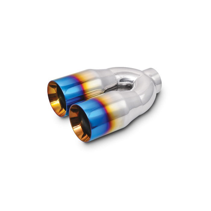 Dual Outlet Weld-On Exhaust Tips