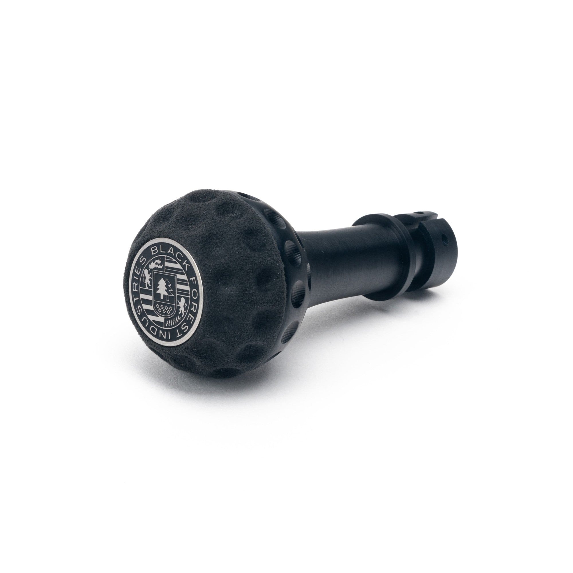 BFI GSB Heavy Weight Shift Knob, Manual, Golf Ball for MINI Cooper, Clubman, Convertible, Roadster & More (2001–2024) - Charcoal Alcantara / Black Anodized