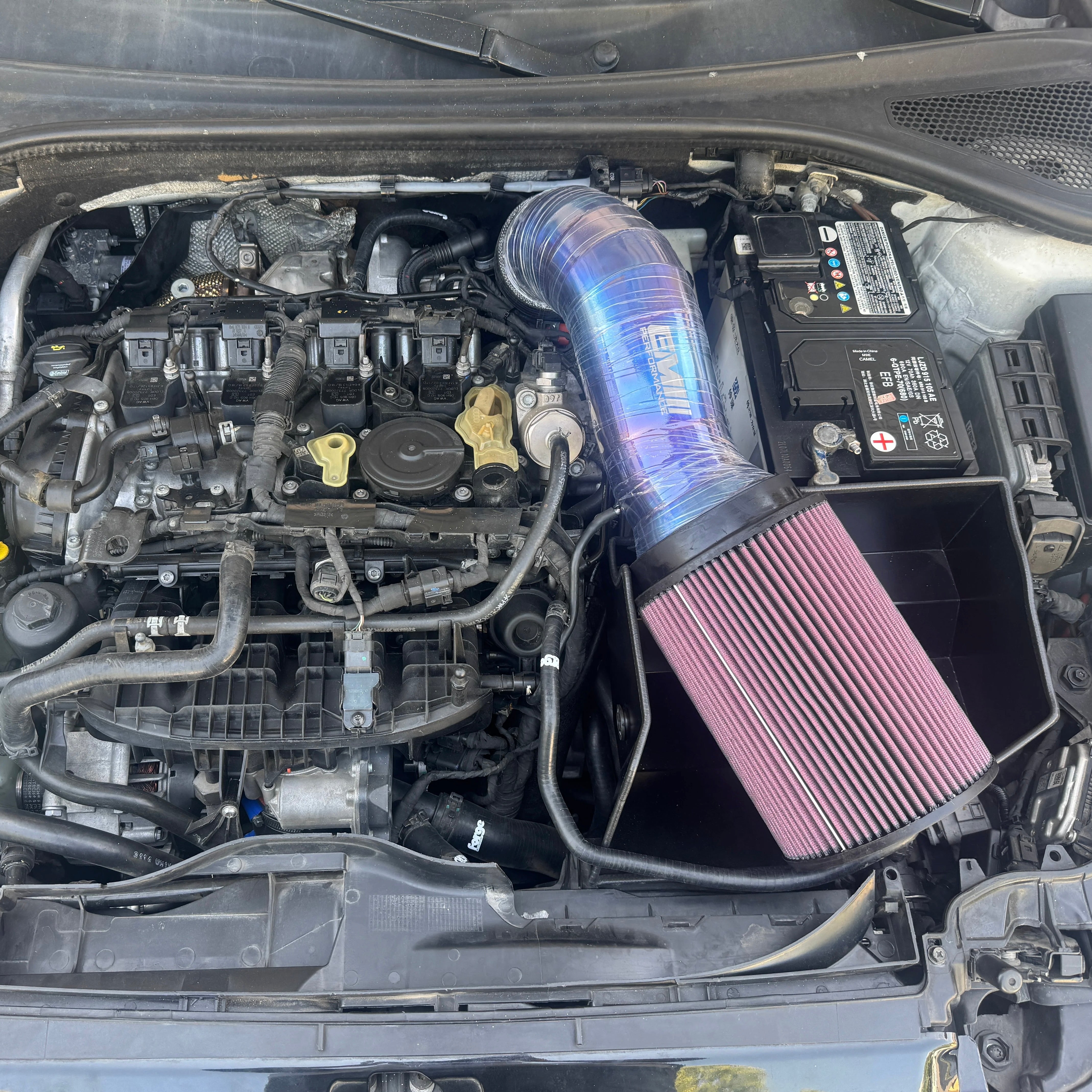 4" Titanium Air Intake Kit for VW Golf R MK7/7.5 & Audi S3 8V (EA888.3)