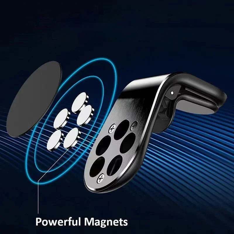 Magnetic Car Vent Phone Holder for BMW – Sleek Metal Clip-on Design