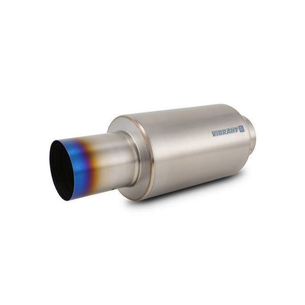 Titanium Universal Mufflers with Exhaust Tip