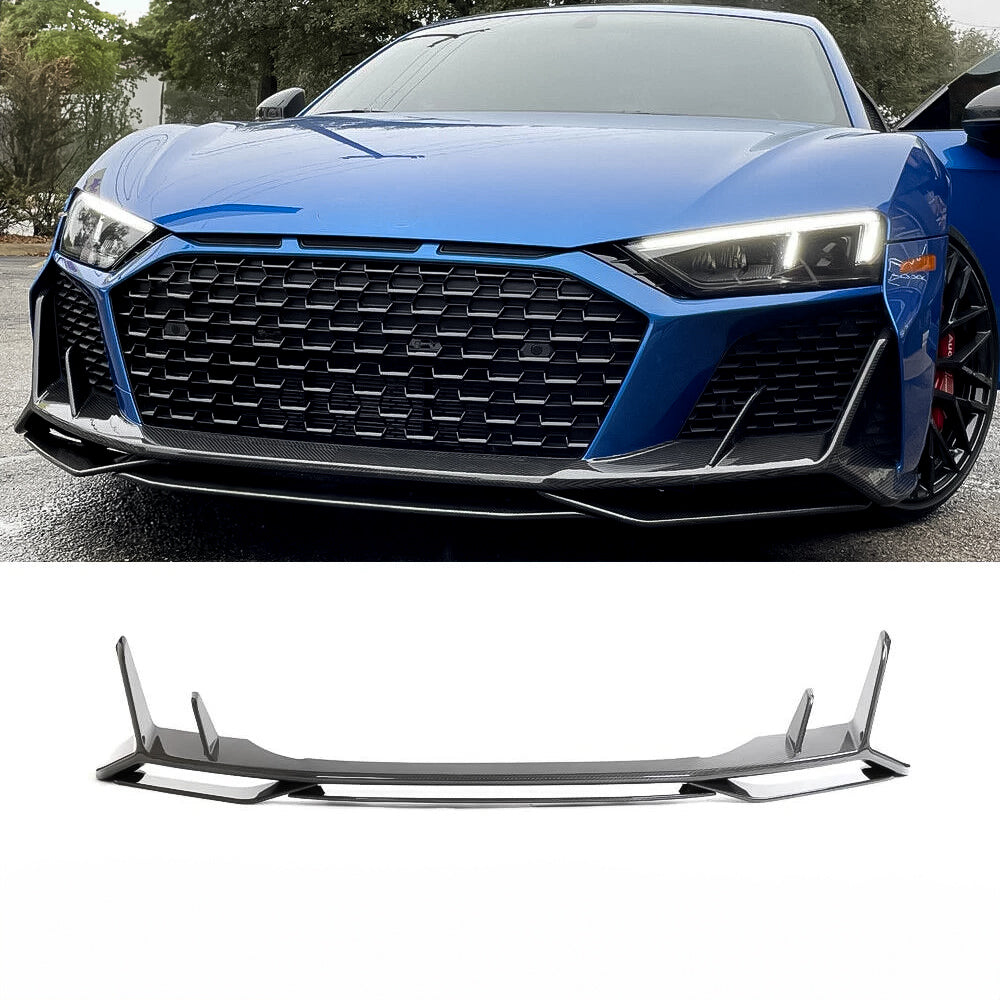 Carbon Fiber Front Lip Upgrade for Audi R8 V10 GT Performance Coupe (2023) - EuroSpeed