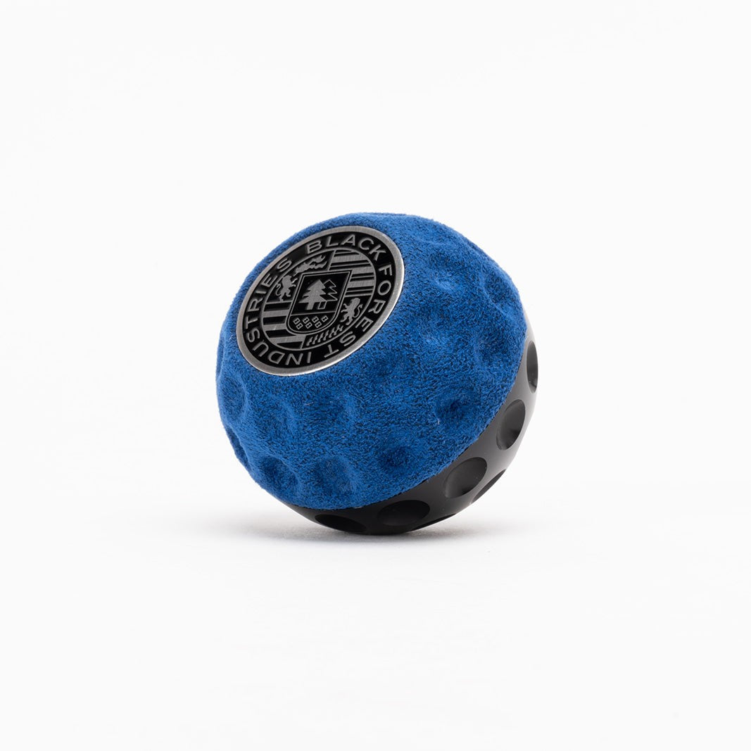 BFI GSB Heavy Weight Shift Knob, CAE Shifter - Blue Alcantara / Black Anodized