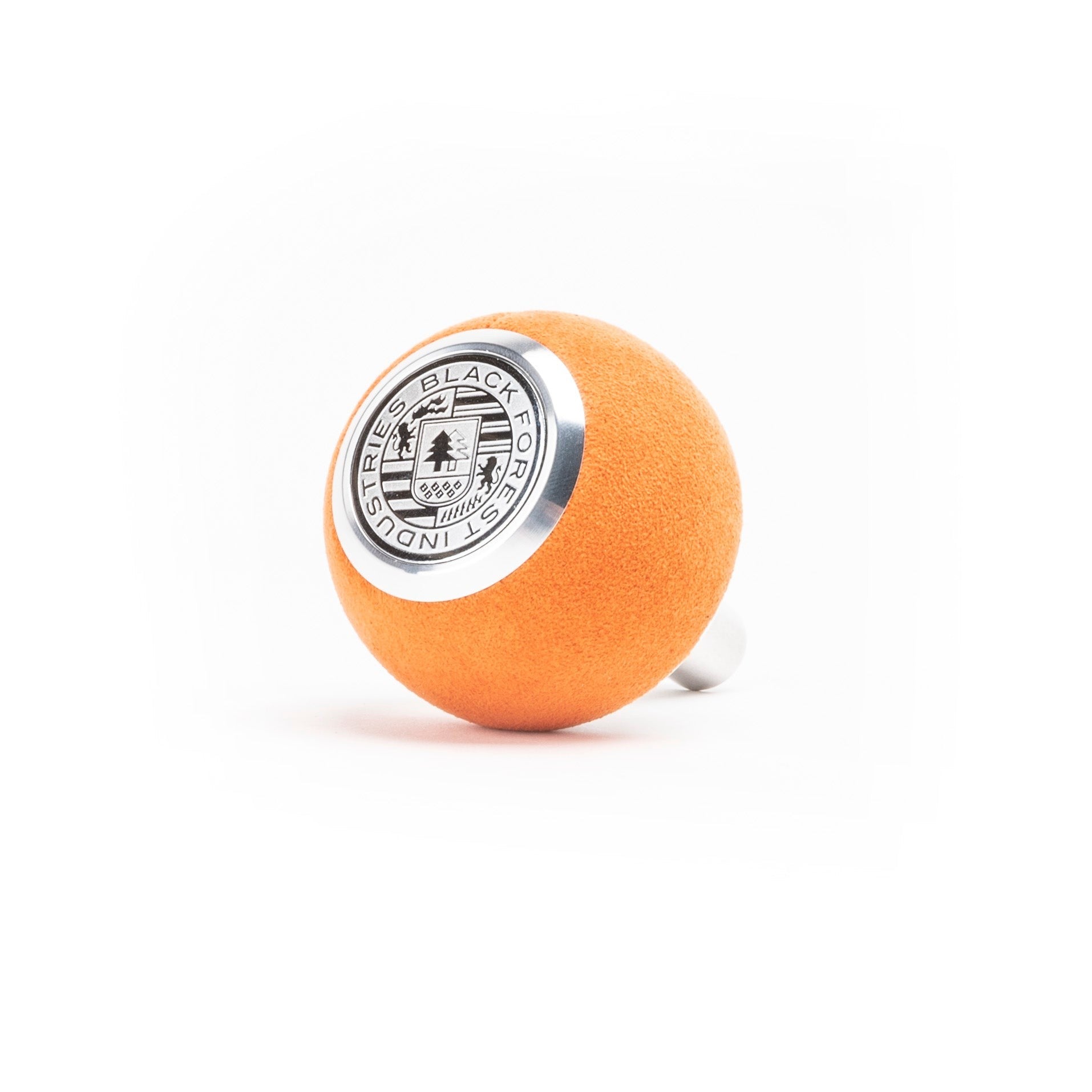BFI GS2 Heavy Weight Shift Knob for Audi R8 42 / 4S (2006–2024) - Orange Alcantara / Machined Finish / V2