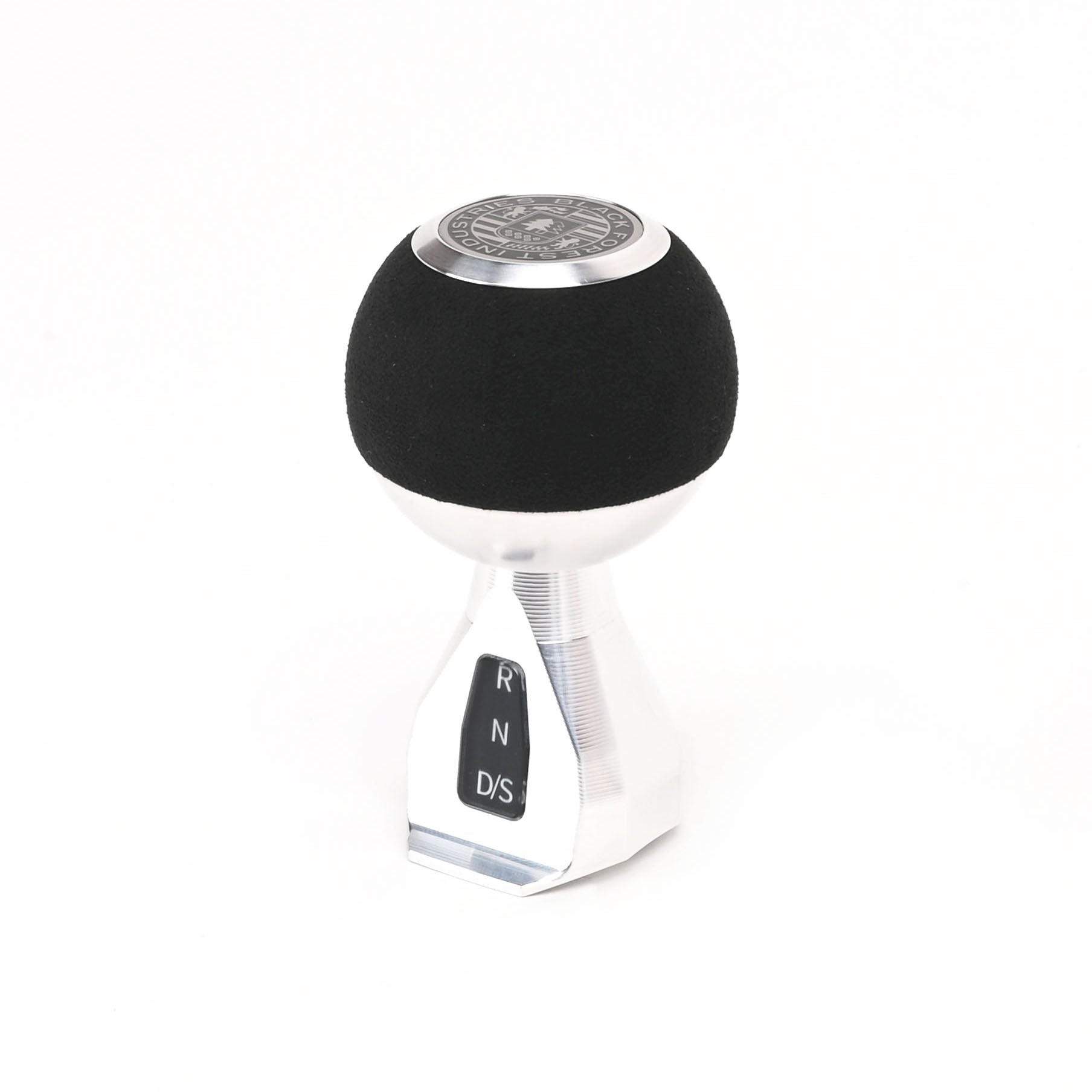 BFI GS2 Heavy Weight Shift Knob, Auto / DSG for Volkswagen Golf MK8 & Atlas Mk1 (2019–2026) - Charcoal Alcantara / Machined Finish