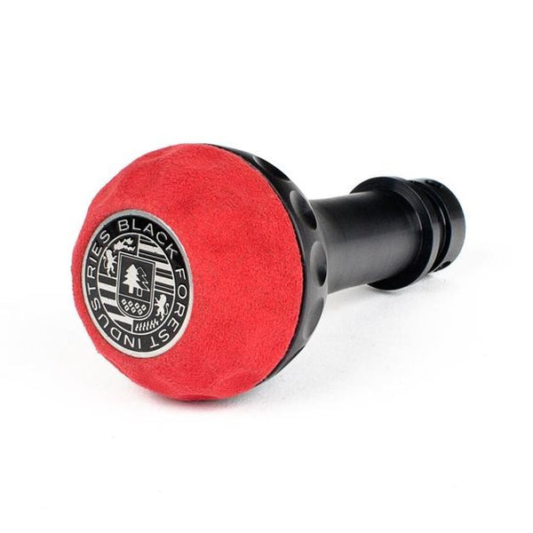 BFI GSB Heavy Weight Shift Knob, Manual, Golf Ball for BMW 6 Series, 3 Series, 8 Series, 5 Series & More (1976–2026) - Red Alcantara / Black Anodized