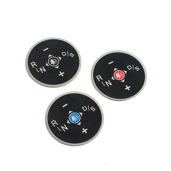 BFI DCT Shift Pattern Plaque - Shift Coin, BMW DCT shift knobs