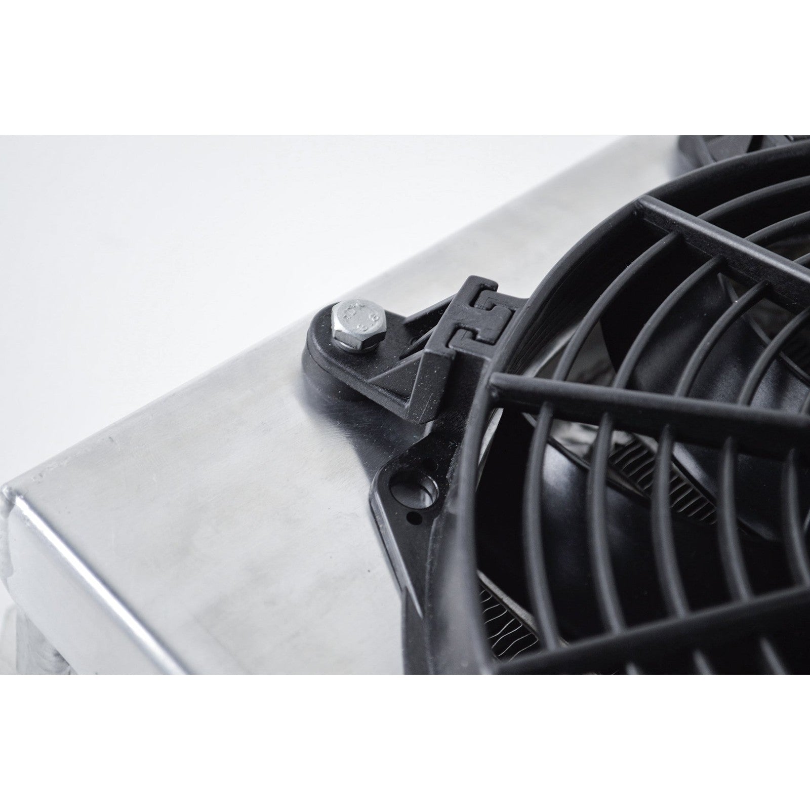 CSF Race Oil Cooler for 13.8in x 10in Dual Fluid Bar & Plate HD Oil Cooler w/9in SPAL Fan (Discontinued)