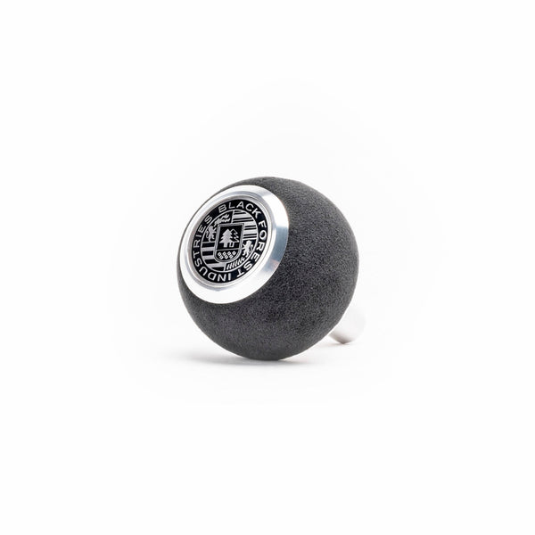 BFI GS2 Heavy Weight Shift Knob for Audi R8 42 / 4S (2006–2024) - Charcoal Alcantara / Machined Finish / V1
