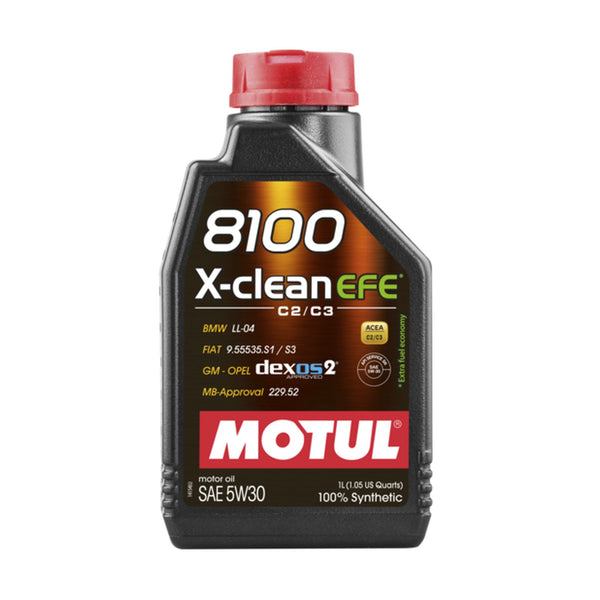 Motul 8100 5W30 X-CLEAN EFE Engine Oil (109470/109471)