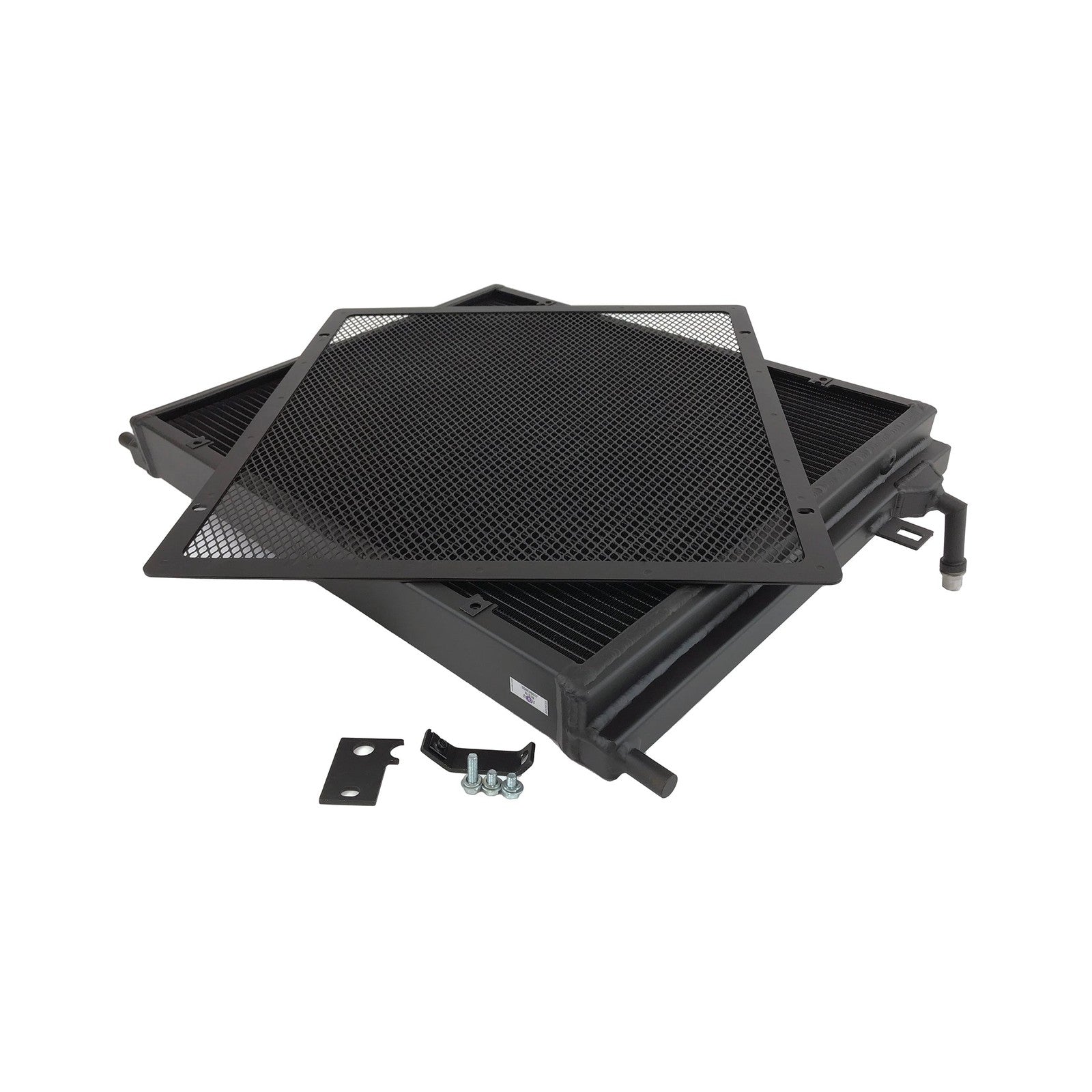 CSF Race Radiator for BMW F3X/F2X B58/B48 Triple-Pass Heat Exchanger w/ Rock Guard - Black