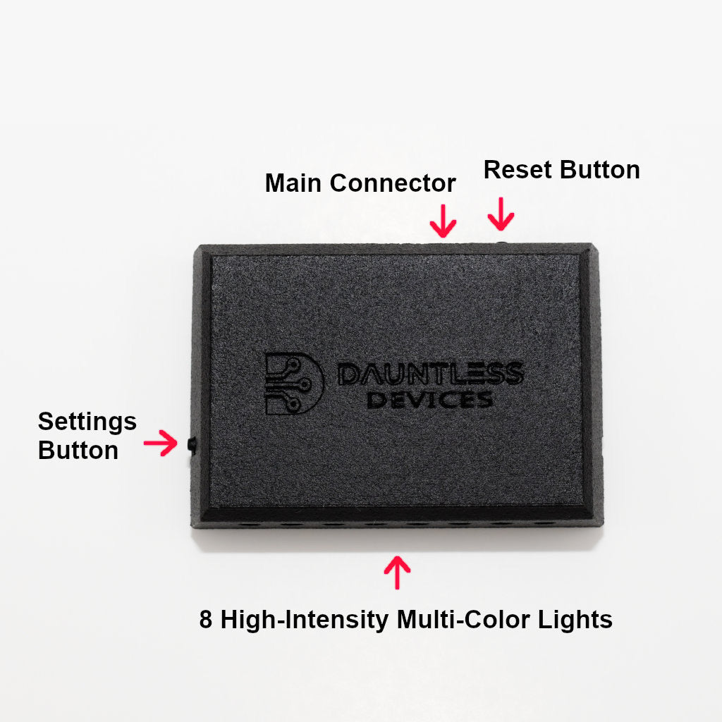 Smart Sequential Shift Light for Most Modern Vehicles - Plug & Play OBD2 D-Shift Light