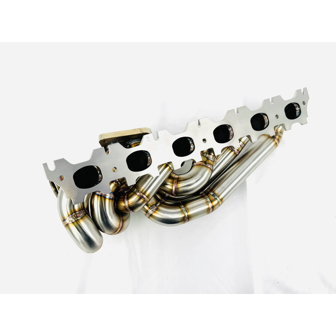 304 Stainless Steel T4 Twin-Scroll Turbo Manifold & 3.5-Inch Downpipe Kit — BMW B58 F-Series & G-Series (2016–2019)