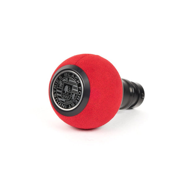 BFI GS2 Heavy Weight Shift Knob, Manual for BMW 6 Series, 3 Series, 8 Series, 5 Series & More (1976–2026) - Red Alcantara / Black Anodized