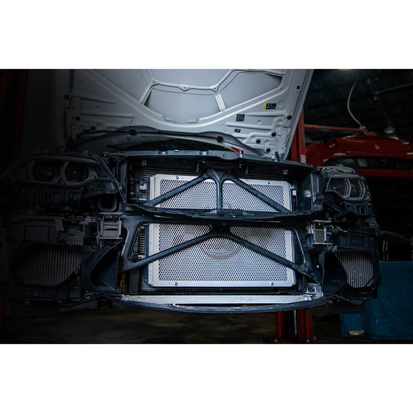 CSF Race Radiator for BMW F8X M3/M4 Front Mount Heat Exchanger w/ rock guard - Black