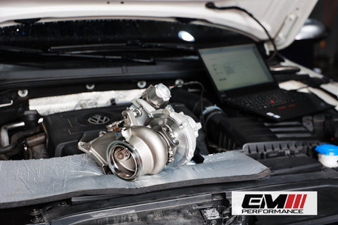 IS38 Hybrid EM25-550 Ball Bearing Turbo Upgrade - VW Golf GTI / Golf R MK7 & Audi S3 8V - Performance Data