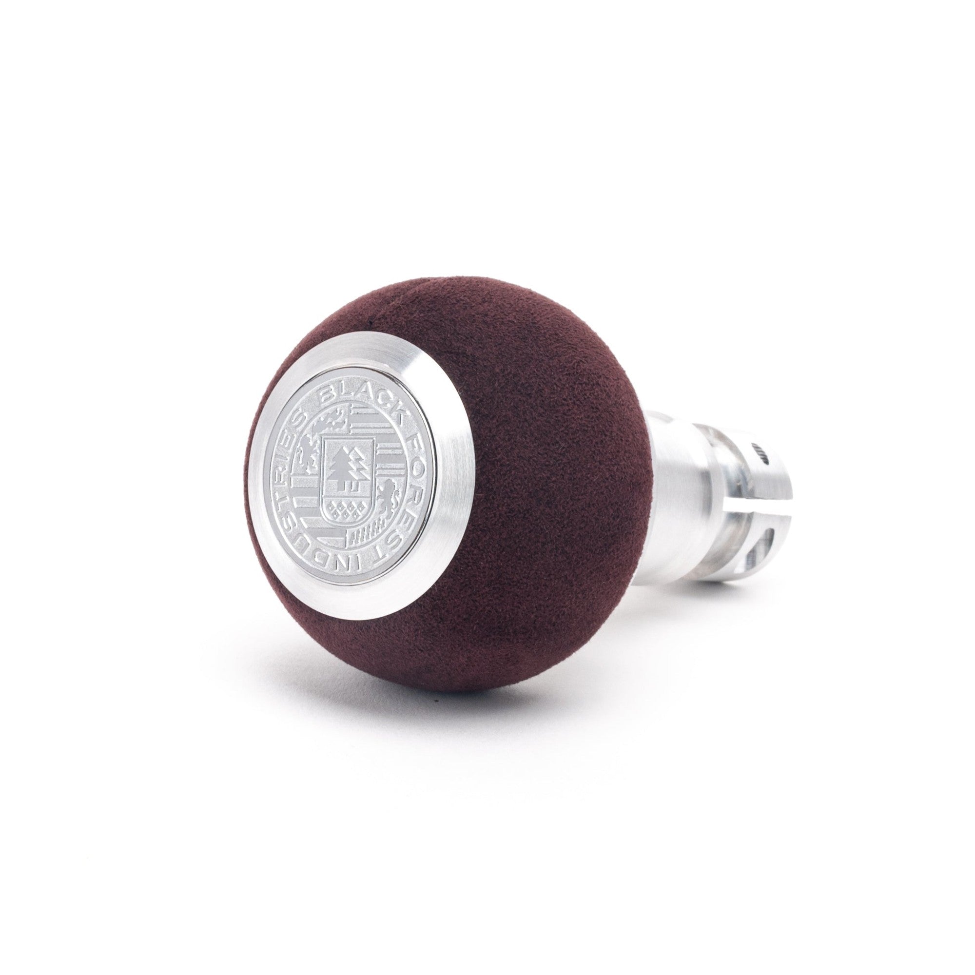 BFI GS2 Heavy Weight Shift Knob for Porsche 924 / 944 / 951 (1976–1991) - Aubergine Alcantara / Machined Finish