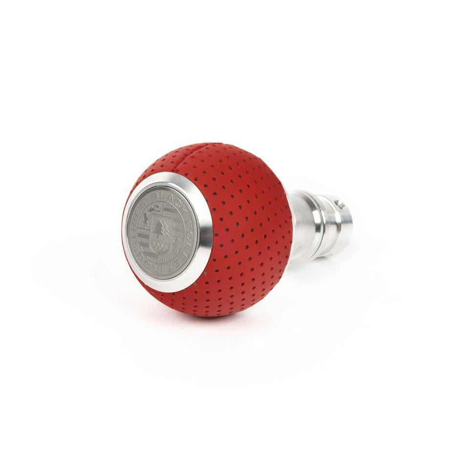 BFI GS2 Heavy Weight Shift Knob, Auto / DSG for BMW Z4 E89 (2009–2016) - Rosso Centaurus Air Leather / Machined Finish