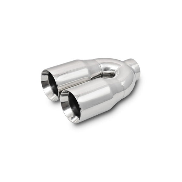 Dual Outlet Weld-On Exhaust Tips