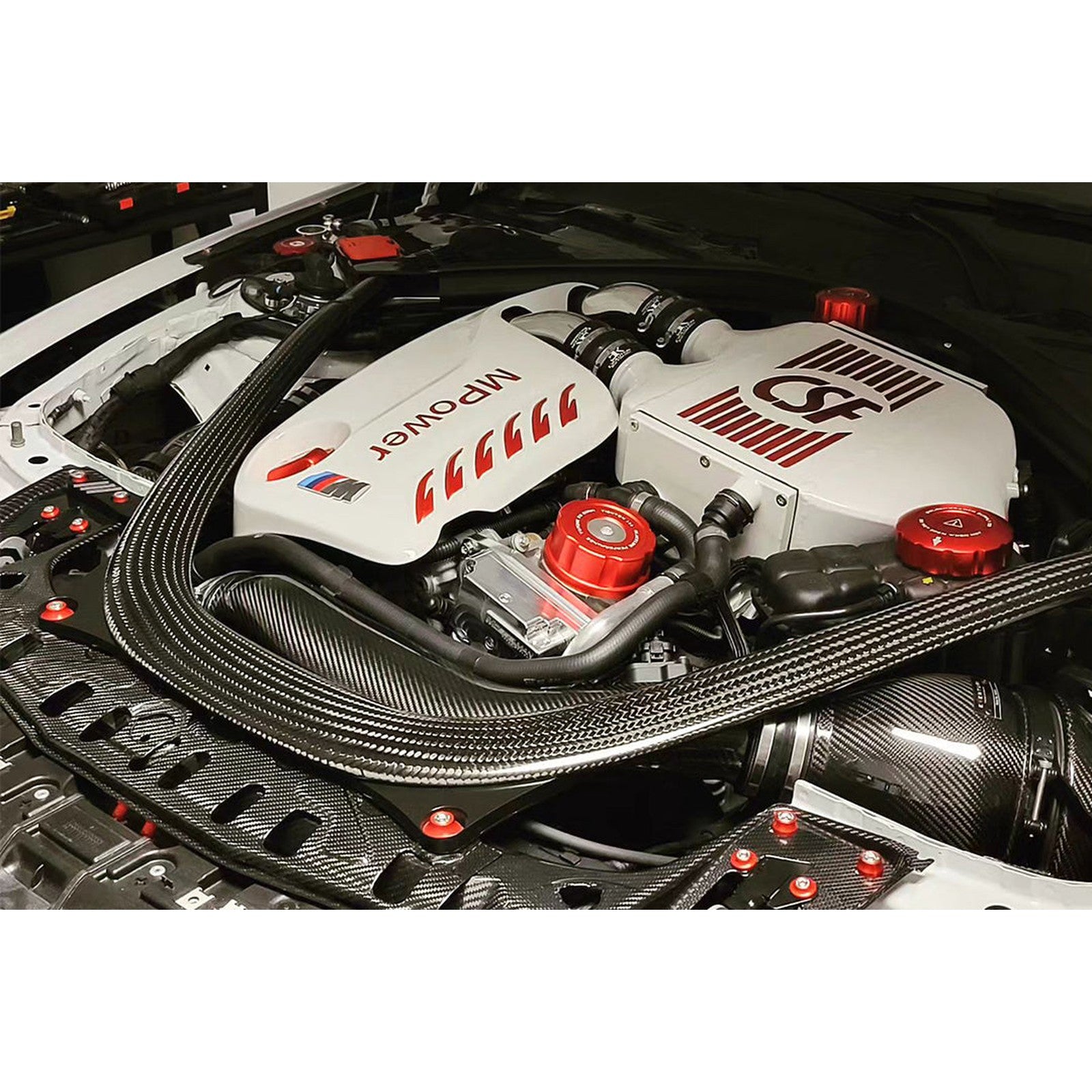 CSF Race Intercooler for F8X M3 / M4 / M2 Comp Top Mount Charge-Air-Cooler - Raw Finish