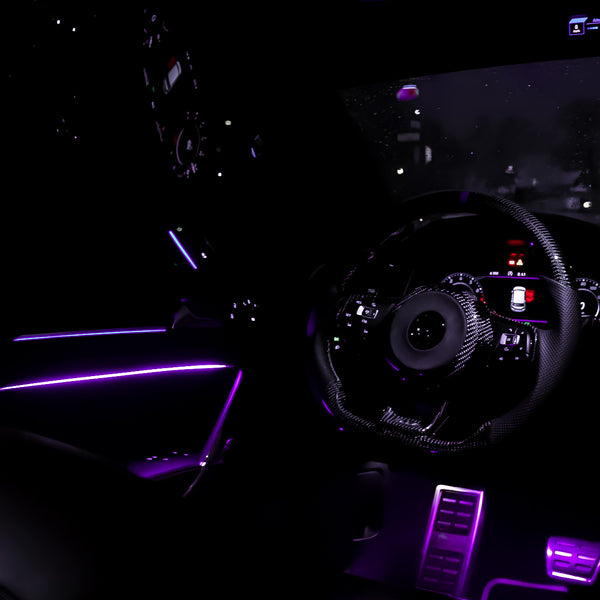 RGB Fiber Optic Ambient Interior Lighting Kit - Universal Fit