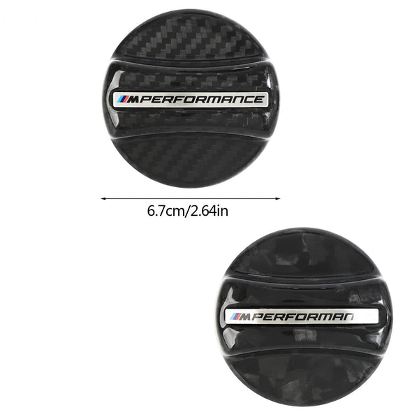 Carbon Fiber Fuel Tank Cap Cover for BMW E90, E92, F01, F02, G02, G30, F10, F11, F12, F16, F20, F21, F30, F31, F32, F34, F36, F80, F82, M3, M4 - EuroSpeed