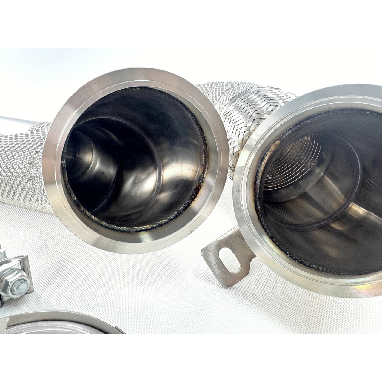 Stainless Steel 4-Inch Catless Downpipe — Audi RS3 (8V/8Y) / TT RS (8S) (2017–2024)