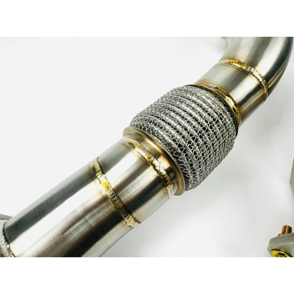 304 Stainless Steel High-Flow Catted Downpipes — BMW M2 (G87) / M3 (G80/G81) / M4 (G82/G83) (2021+)