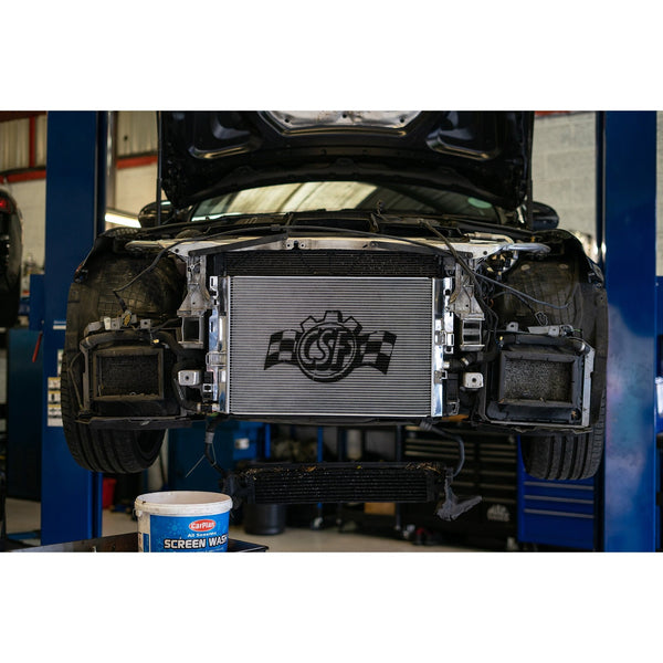 CSF Race Radiator for Mercedes AMG GT/R/C / W205 C63 / W213 E63 / GLC63 Heat Exchanger w/ Rock Guard
