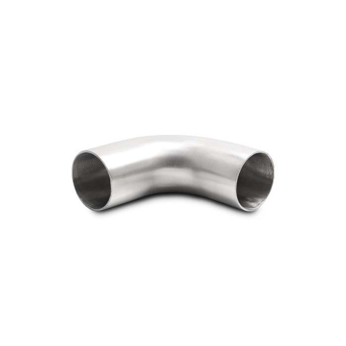 304 Stainless Steel 90° Brushed Mandrel Bends with Extended Leg Length