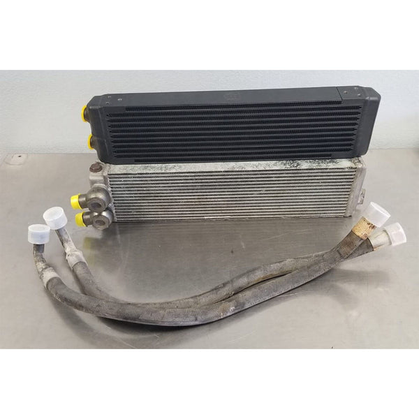 CSF Race Oil Cooler for Universal Dual-Pass Oil Cooler / IROC Porsche / M22x1.5 / 24L x 5.75H x 2.16W