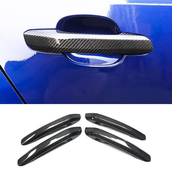 Carbon Fiber Door Handle Covers for Audi A4 B9, S4, RS4, A5, S5, RS5, Q5L (2017-2019)