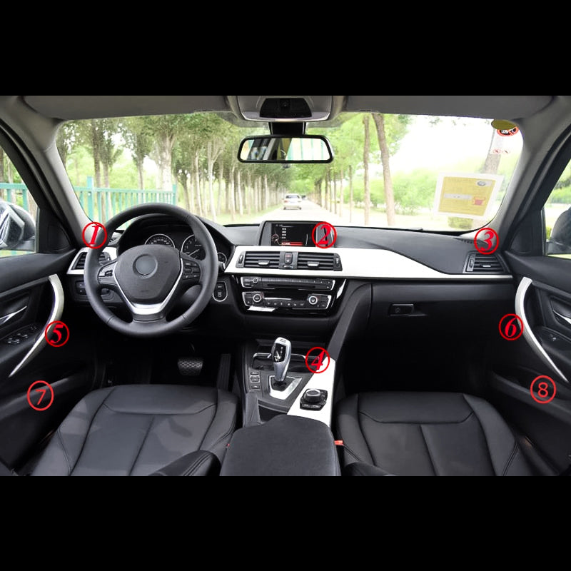 Carbon Fiber Interior Trim Kit for BMW 3 Series / 4 Series F30 / F32 / F34 / F36 (2013-2018) LHD
