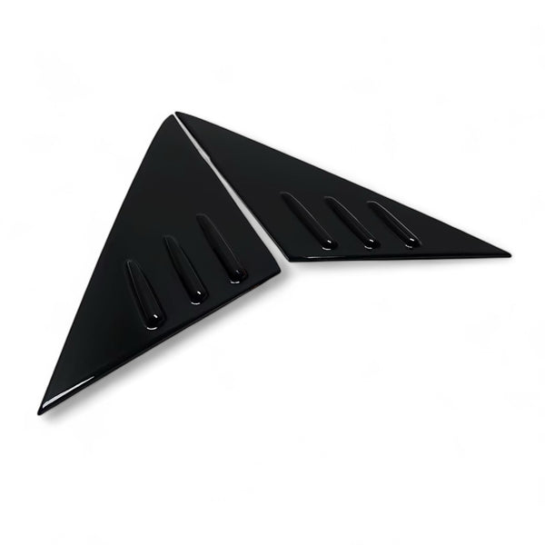 Gloss Black Front Triangle Window Fillers - Volkswagen Golf MK8 (2021-2024)