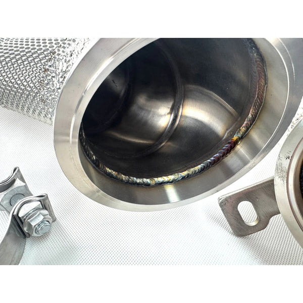 Stainless Steel 4-Inch Catless Downpipe — Audi RS3 (8V/8Y) / TT RS (8S) (2017–2024)
