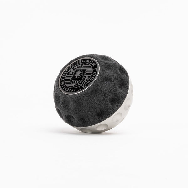 BFI GSB Heavy Weight Shift Knob, CAE Shifter - Charcoal Alcantara / Clear Anodized