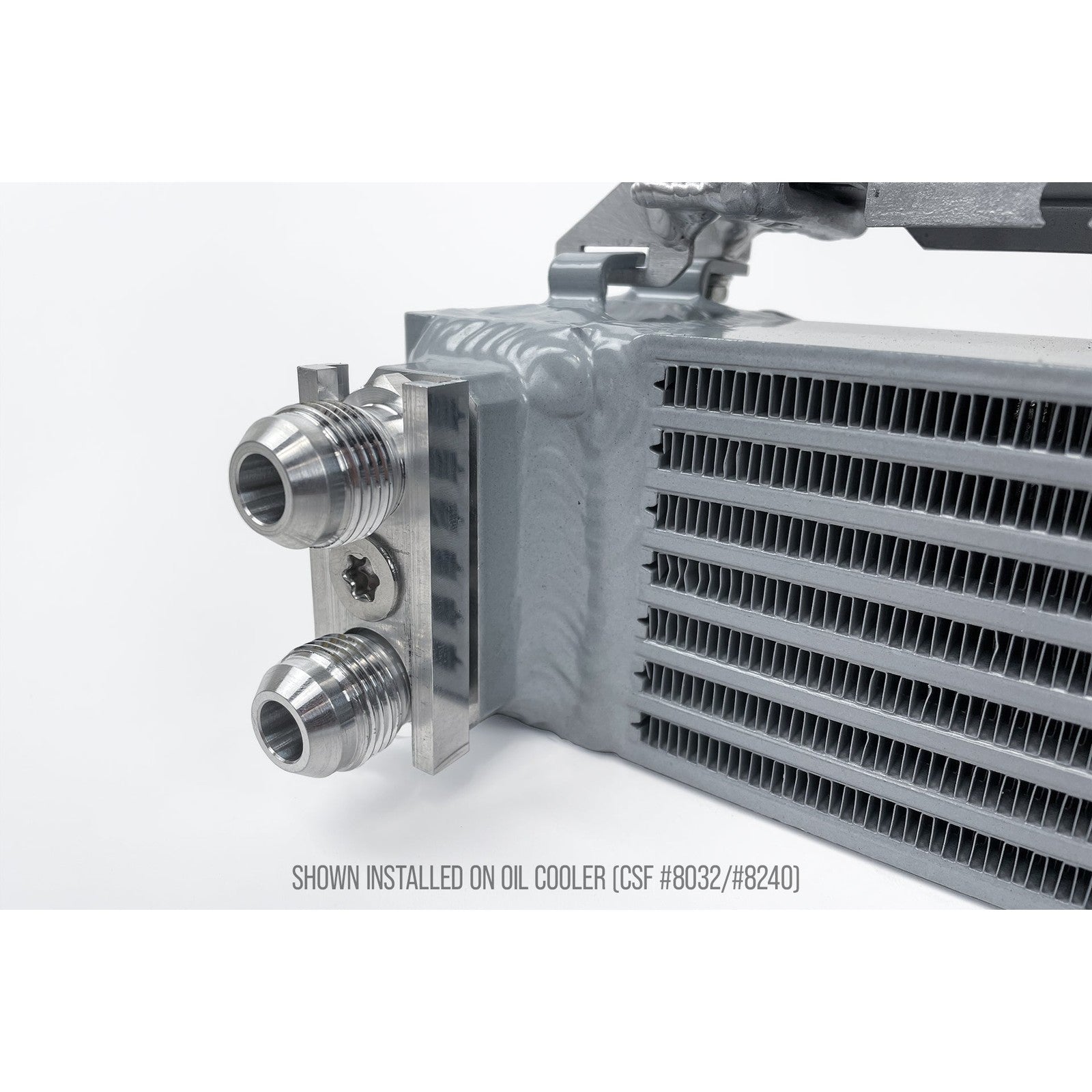 CSF Race Oil Cooler for BMW S54 Swap E36 Oil Cooler -10 AN Fitting Adapter