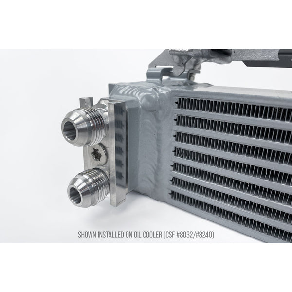 CSF Race Oil Cooler for BMW S54 Swap E36 Oil Cooler -10 AN Fitting Adapter