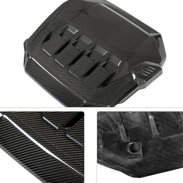 Carbon Fiber Engine Cover for Volkswagen Golf 8 MK8 GTI/R-Line (2021-2023) - EuroSpeed