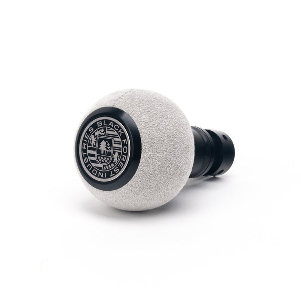BFI GS2 Heavy Weight Shift Knob for Porsche 911 964 / 997 (1989–2012) - Silver Gray Alcantara / Black Anodized / 964-993
