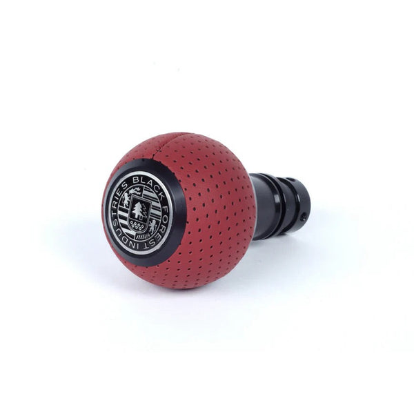 BFI GS2 Heavy Weight Shift Knob for Porsche 911 964 / 997 (1989–2012) - Magma Red Air Leather / Black Anodized / 996/986-997/987
