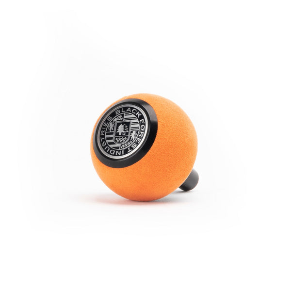BFI GS2 Heavy Weight Shift Knob for Audi R8 42 / 4S (2006–2024) - Orange Alcantara / Black Anodized / V2