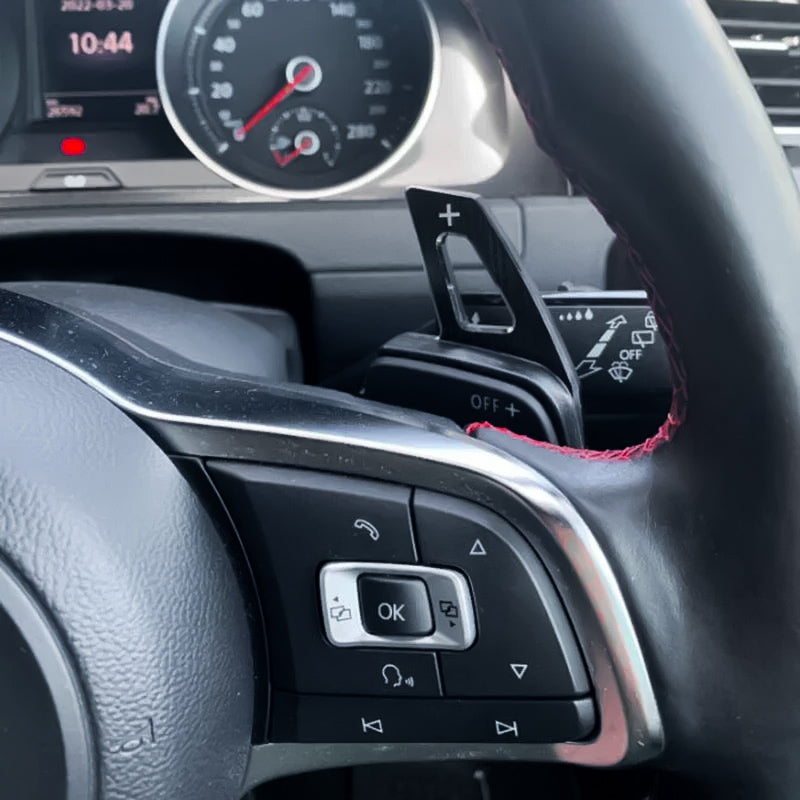 Billet Aluminum Paddle Shifters (V3) for Golf MK7/7.5, Jetta GLI, Scirocco, Polo